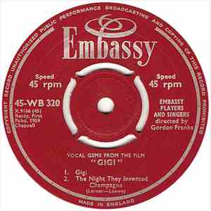 Embassy Players And Singers - Vocal Gems From The Film