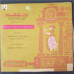 Luigi Boccherini, Newell Jenkins - Italian Classical Symphonists Record 6 Of 6