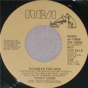 Perry Como - Goodbye For Now
