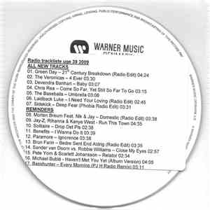 Various - Radio Trackliste Uge 39 2009