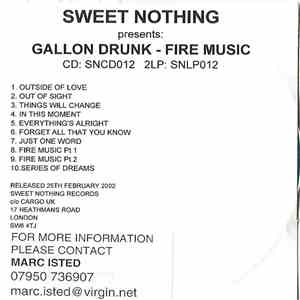 Gallon Drunk - Fire Music