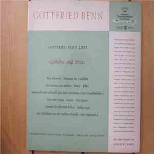 Gottfried Benn - Gottfried Benn Liest Gedichte Und Prosa