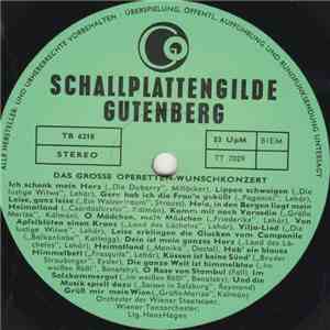 Various - Das Grosse Operetten-Wunschkonzert