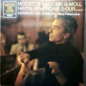 Mozart / Haydn - Wiener Philharmoniker, Herbert Von Karajan - Mozart Symphonie Nr. 40 g-moll, KV 550 / Haydn Symphonie Nr. 104 D-dur 