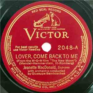 Jeanette MacDonald - Lover, Come Back To Me / One Kiss