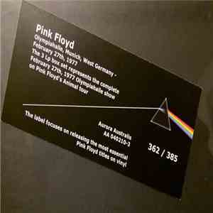 Pink Floyd - Olympiahalle, Munich, West Germany - February 27th, 1977