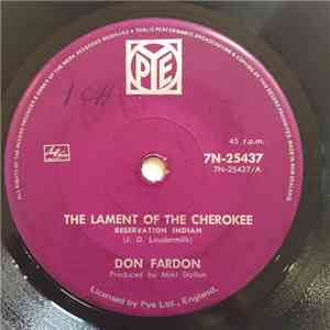 Don Fardon - The Lament Of The Cherokee Reservation Indian