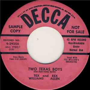 Tex Williams & Rex Allen - Two Texas Boys / This Ole House