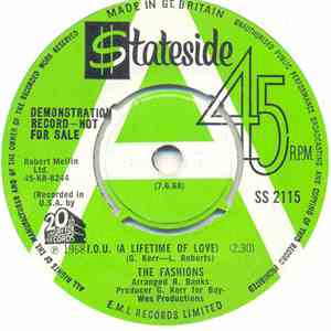 The Fashions  - I.O.U. (A Lifetime Of Love)