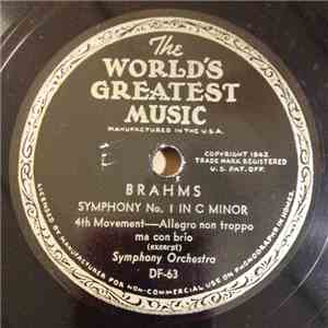 Unknown Artist - Brahms Symphony No. 1