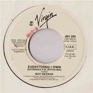 Boy George / Sandra - Everything I Own (Extended P.W. Botha Mix) / Midnight ...
