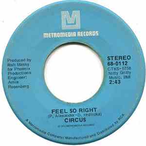 Circus  - Feel So Right / Jonah's Fable