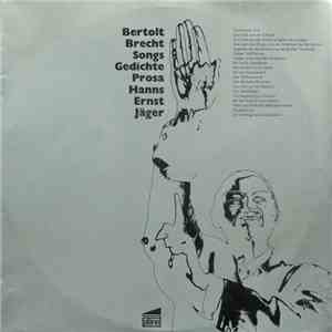 Hanns Ernst Jäger - Bertolt Brecht Songs Gedichte Prosa