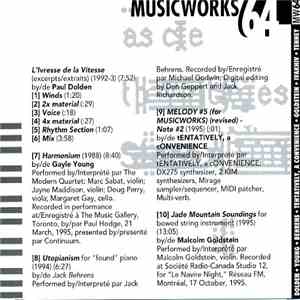 Various - Musicworks 64: Sound Ecology 3 - Perception