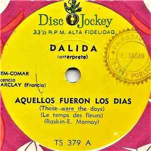 Dalida - Aquellos Fueron Los Dias / Adormeciendome En Tus Brazos