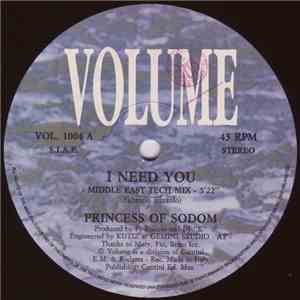Princess Of Sodom - I Need You