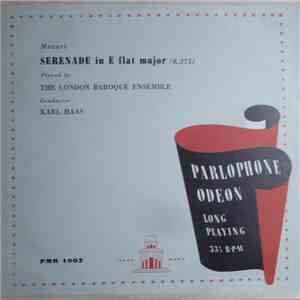 Mozart, The London Baroque Ensemble Conductor: Karl Haas - Mozart: Serenade In E Flat Major (K.375)