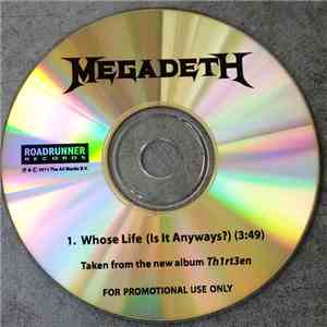 Megadeth - Whose Life (Is It Anyways?)