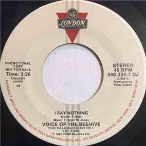 Voice Of The Beehive - I Say Nothing