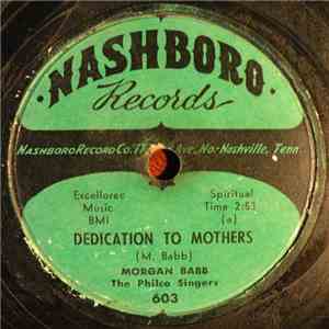 Morgan Babb, The Philco Singers - Dedication To Mothers / Wonder How Long