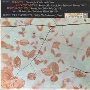 Maurice Ravel, Paul Hindemith, Sergei Prokofiev, Joseph Szigeti, Carlo Buss ...