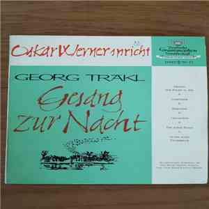 Oskar Werner - Oskar Werner Spricht Gedichte Von Georg Trakl