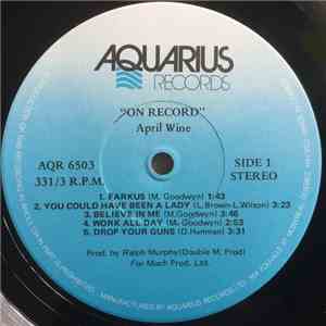 April Wine - On Record