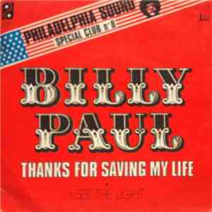 Billy Paul - Thanks For Saving My Life