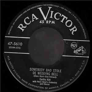 Eartha Kitt With Henri René's Orchestra And Chorus - Lovin' Spree / Somebody Bad Stole De Wedding Bell