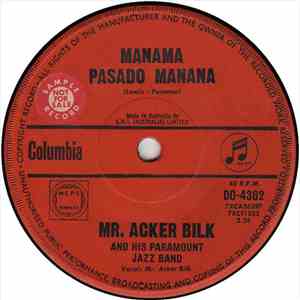 Mr. Acker Bilk And His Paramount Jazz Band - Manama Pasado Manana