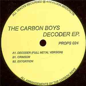 The Carbon Boys - Decoder EP