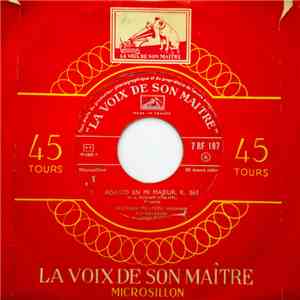 Nathan Milstein, W.-A. Mozart,, R.C.A. Victor Orchestra,, Vladimir Golschmann - Adagio En Mi Majeur, K. 261