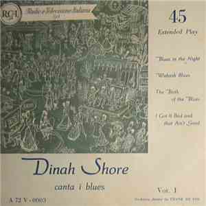 Dinah Shore - Canta I Blues Vol. I