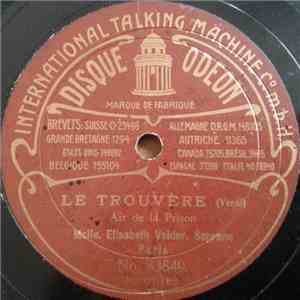 Mlle. Elisabeth Velder - Le Trouvère / Le Cid
