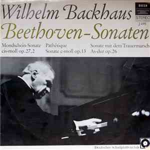 Beethoven, Wilhelm Backhaus - Beethoven-Sonaten - Mondschein-Sonate Cis-Mol ...