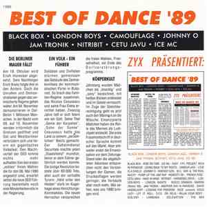 Various - Best Of Dance '89