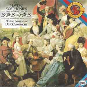 Haydn - L'Estro Armonico, Derek Solomons - Symphonies, Vol. 7 (Sturm Und Drang 1766-1768) 35 • 38 • 39 • 49 • 58 • 59 On Original Instruments