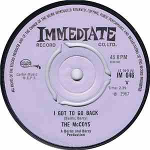 The McCoys - I Got To Go Back