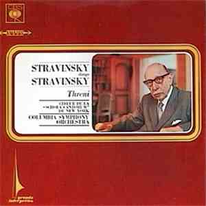 Stravinsky Dirige Stravinsky - Threni