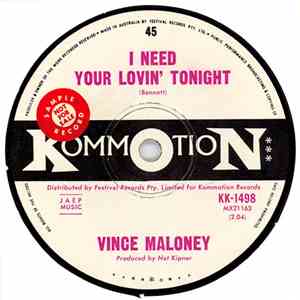 Vince Maloney - I Need Your Lovin' Tonight