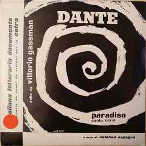 Vittorio Gassman - Dante / Canto XXXIII Del paradiso