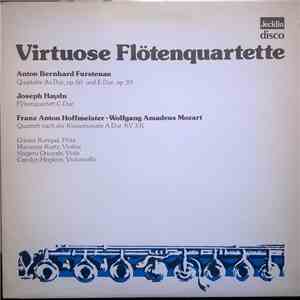 A. B. Fürstenau, Joseph Haydn, Franz Anton Hoffmeister ‎– Günter Rumpel, Marianne Kurtz, Shigeru Onozaki, Carolyn Hopkins - Virtuose Flötenquartette