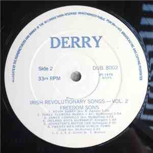 Unknown Artist - Irish Revolutionary Songs Vol.2 - Freedom Sons