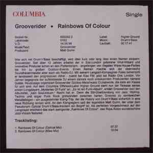 Grooverider - Rainbows Of Colour