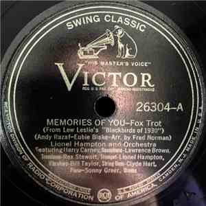 Lionel Hampton And Orchestra - Memories Of You / The Jumpin' Jive
