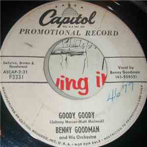 Benny Goodman And His Orchestra - Goody Goody / Sometimes I'm Happy