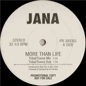 Jana - More Than Life