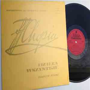 Fryderyk Chopin - Bolesław Woytowicz - Dzieła Wszystkie (Complete Works) -  ...