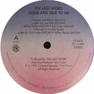 The Last Word - Come And Talk To Me