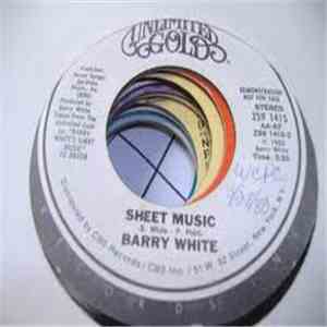 Barry White - Sheet Music